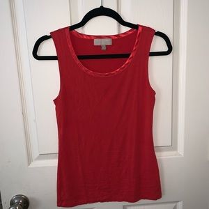 Red tank top